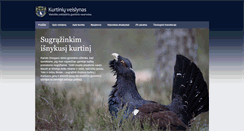 Desktop Screenshot of kurtiniuveislynas.viesvile.lt